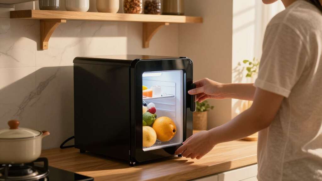 mini freezer countertop