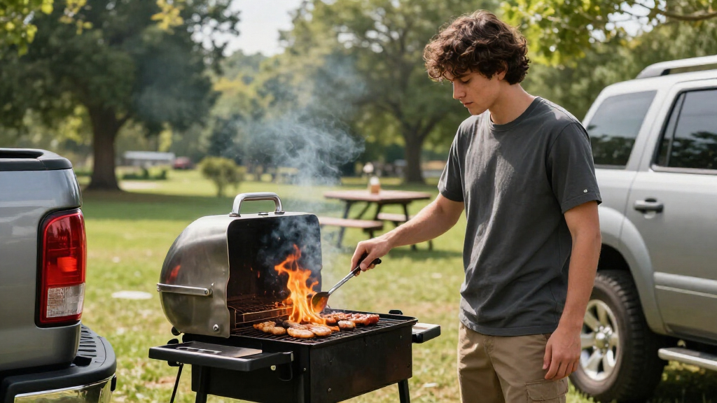 portable tailgate grills