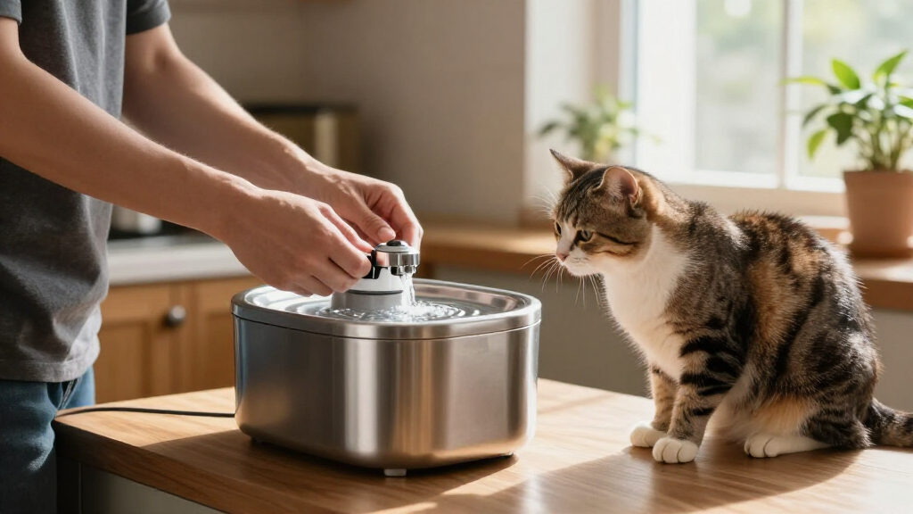 automatic pet water fountains