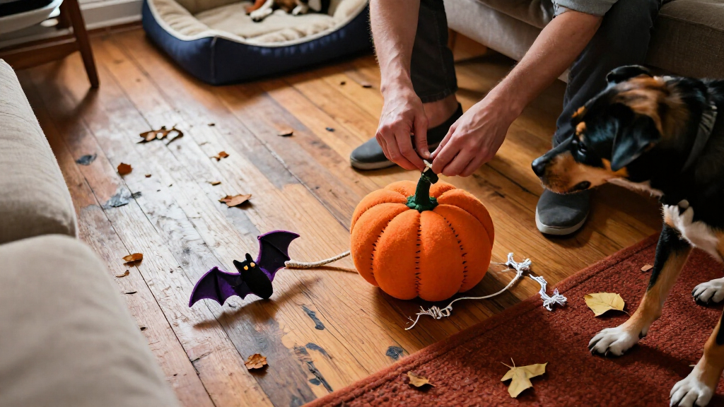 Halloween dog toys