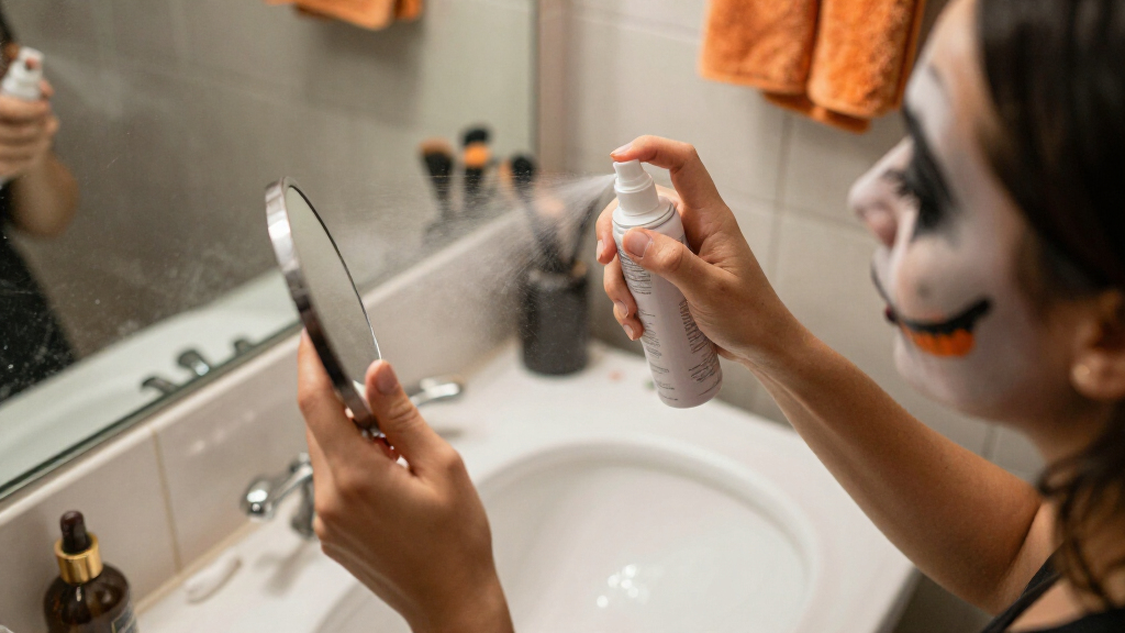 Halloween makeup setting sprays
