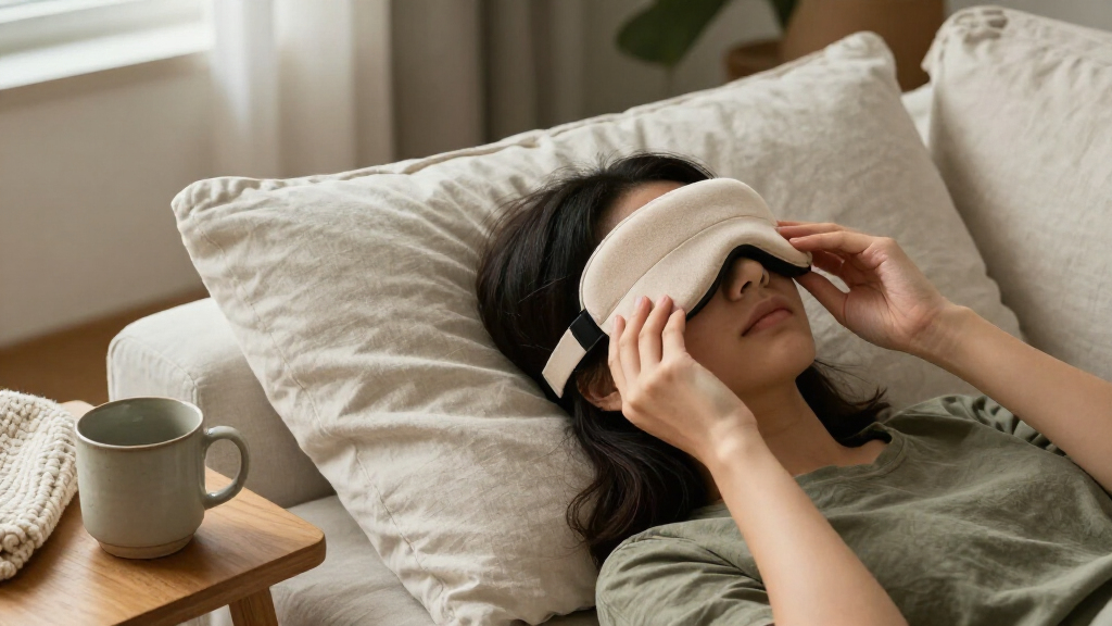 heated massage eye masks