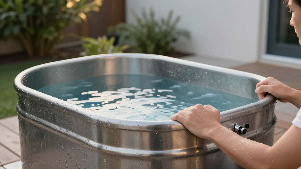 cold plunge tub with chiller