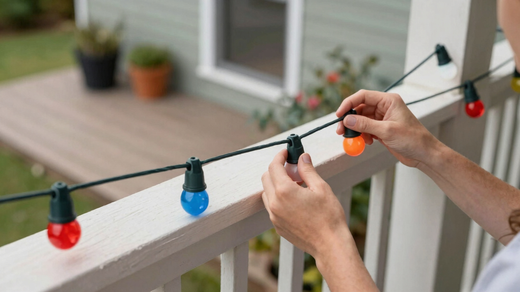 patriotic outdoor string lights