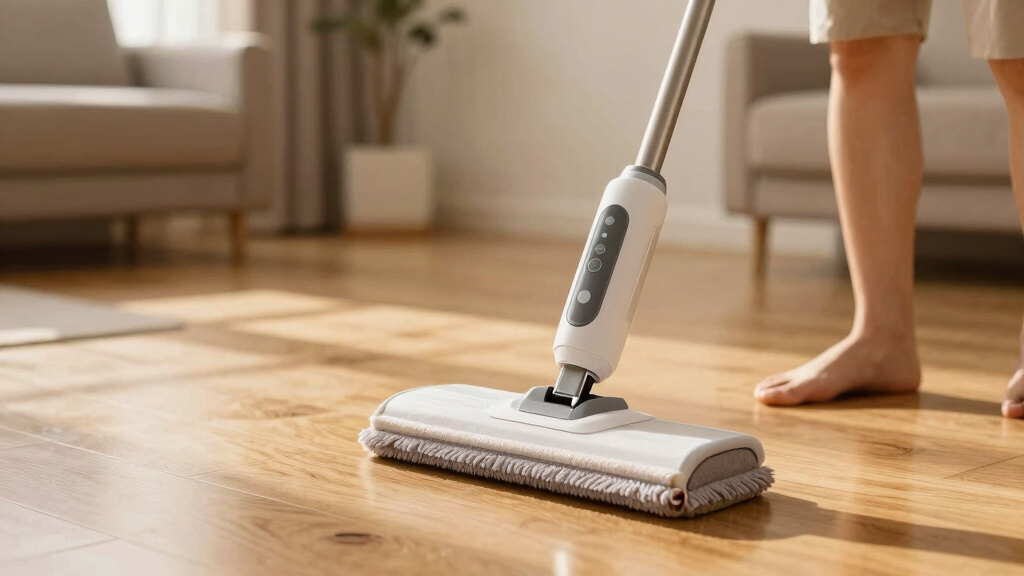 electric spin mop for hardwood floors