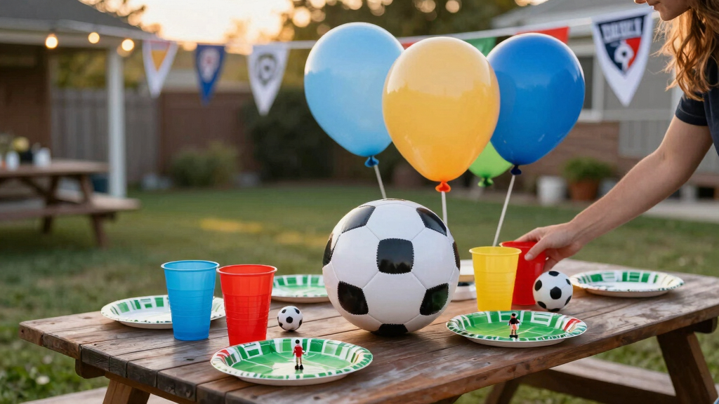 soccer-themed party supplies