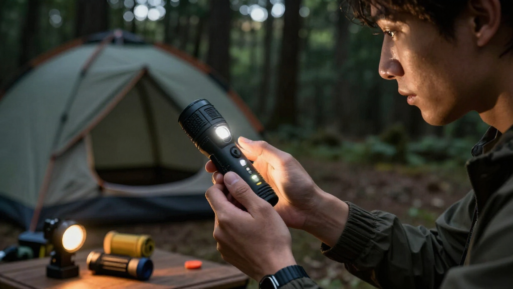 emergency flashlights rechargeable