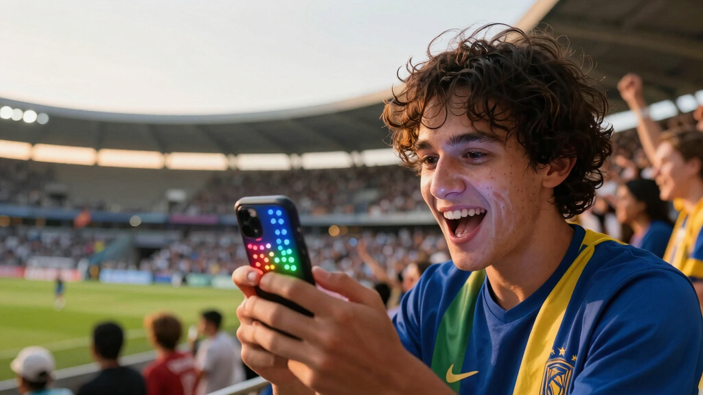 soccer fan LED light displays