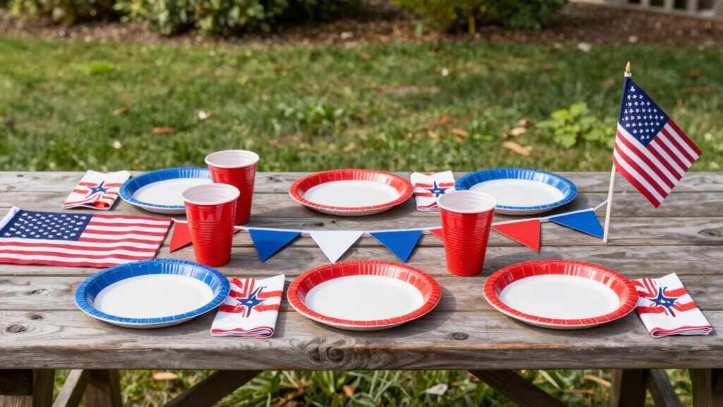 patriotic outdoor party supplies