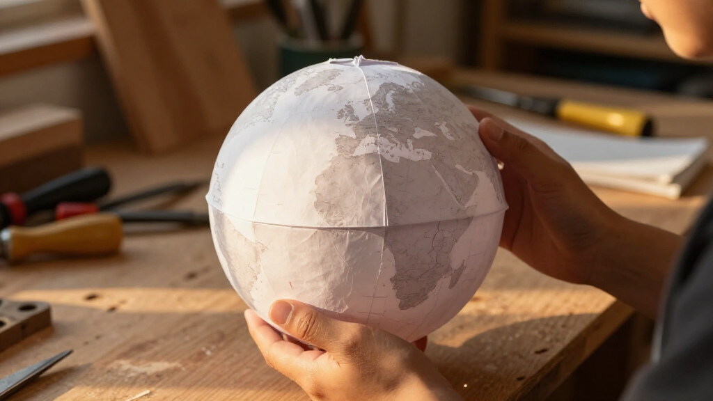 best folding paper globes