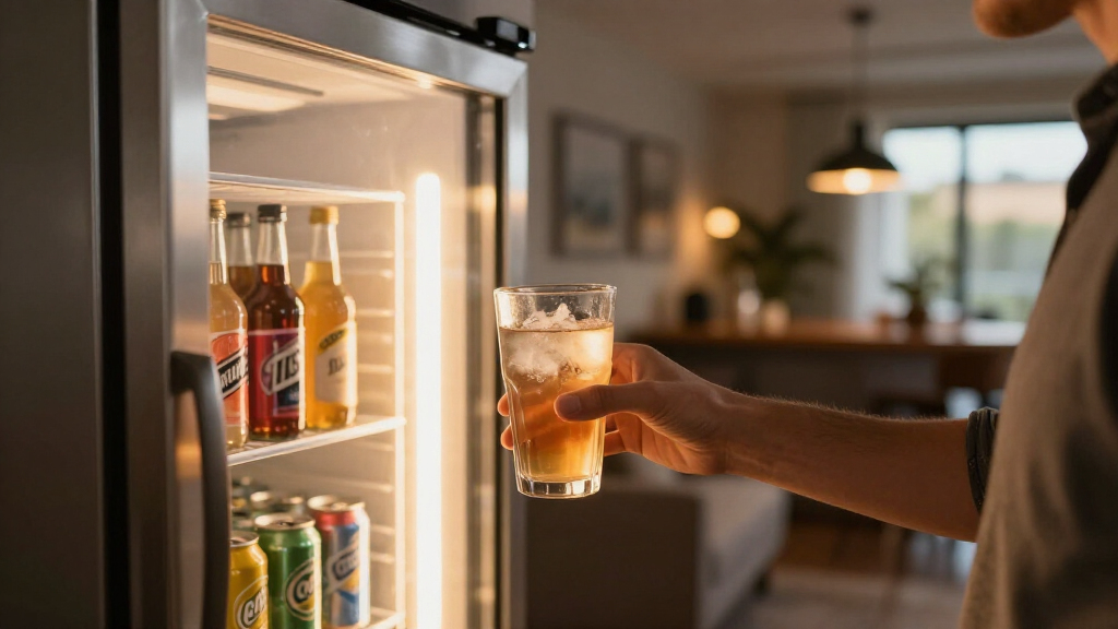 beverage refrigerator for home bar
