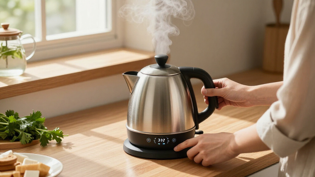 electric kettle with temperature control