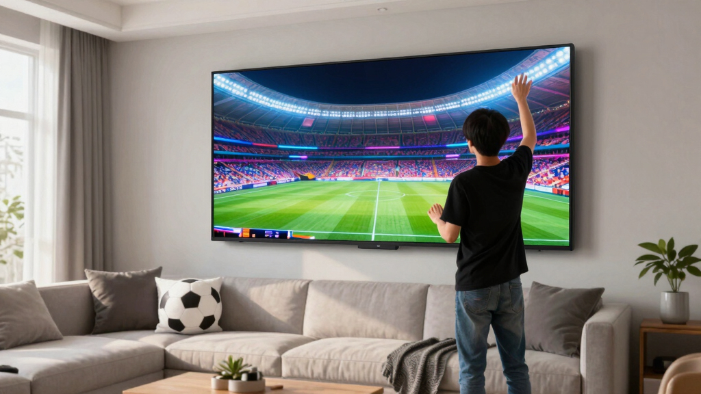 soccer fan LED wall art