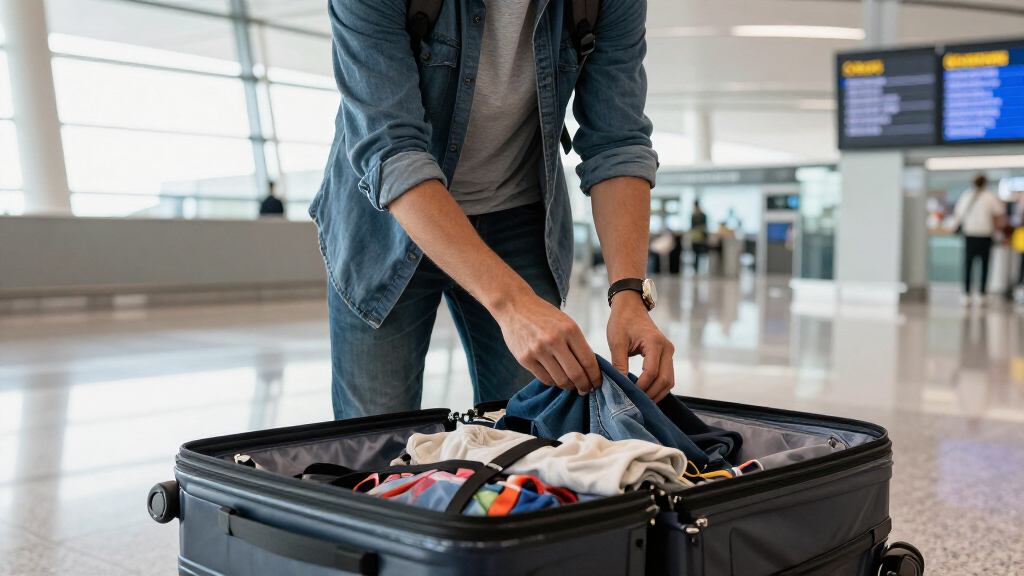 luggage sets with compression system for long trips