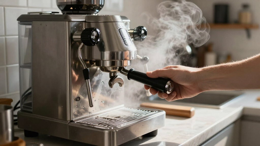best flow control espresso machine with strong steam power