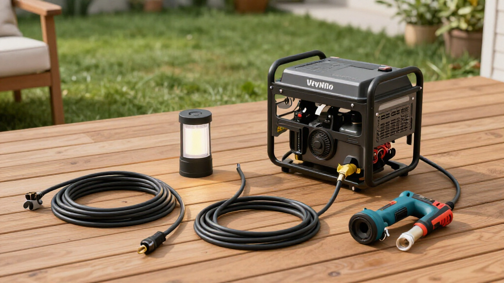 extension cords for generator connection