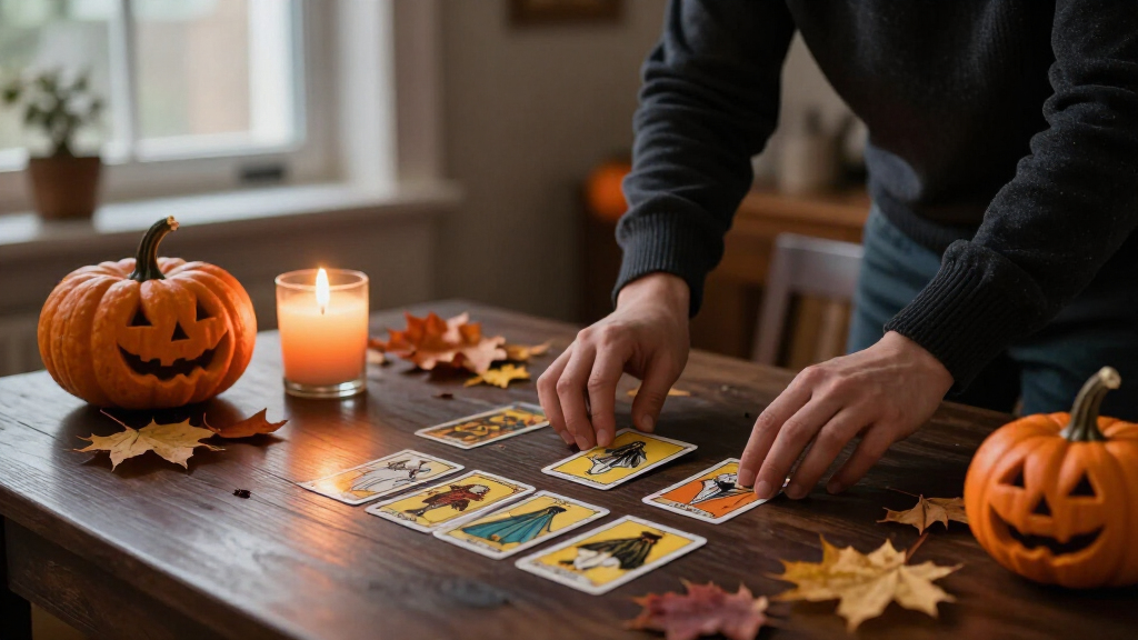 Halloween tarot card decks