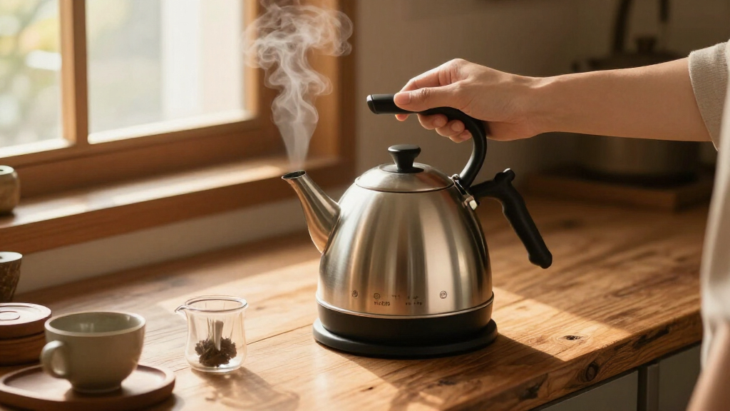 electric kettle with temperature control