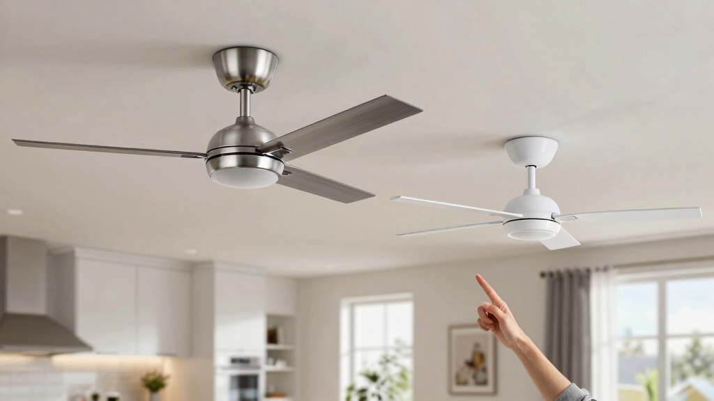 ceiling fans for kitchens vs bedrooms feature comparison