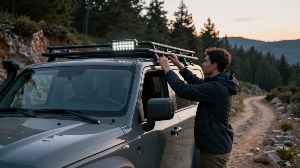 off-road vehicle LED light bars