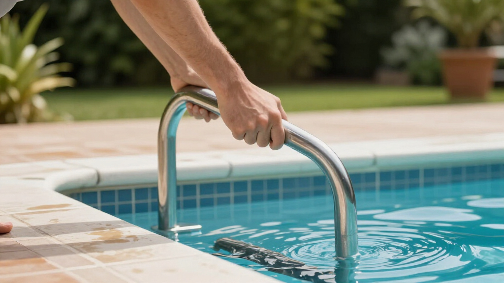 best stainless steel pool handrail