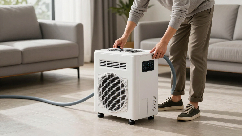 portable air conditioner 14000 btu dual hose