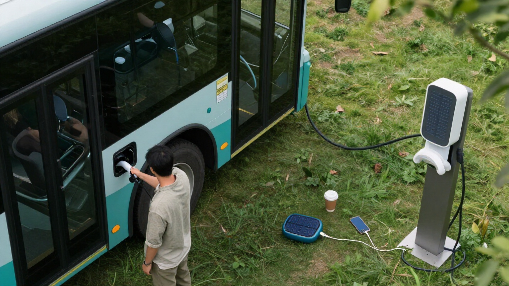 how germany companies protecting the climate with electric buses