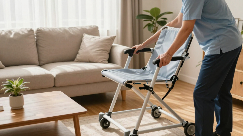 portable patient lift for small spaces