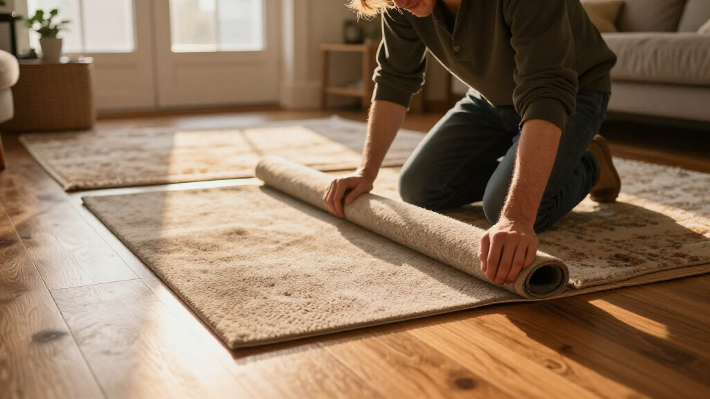 rug pads for radiant floor heating systems