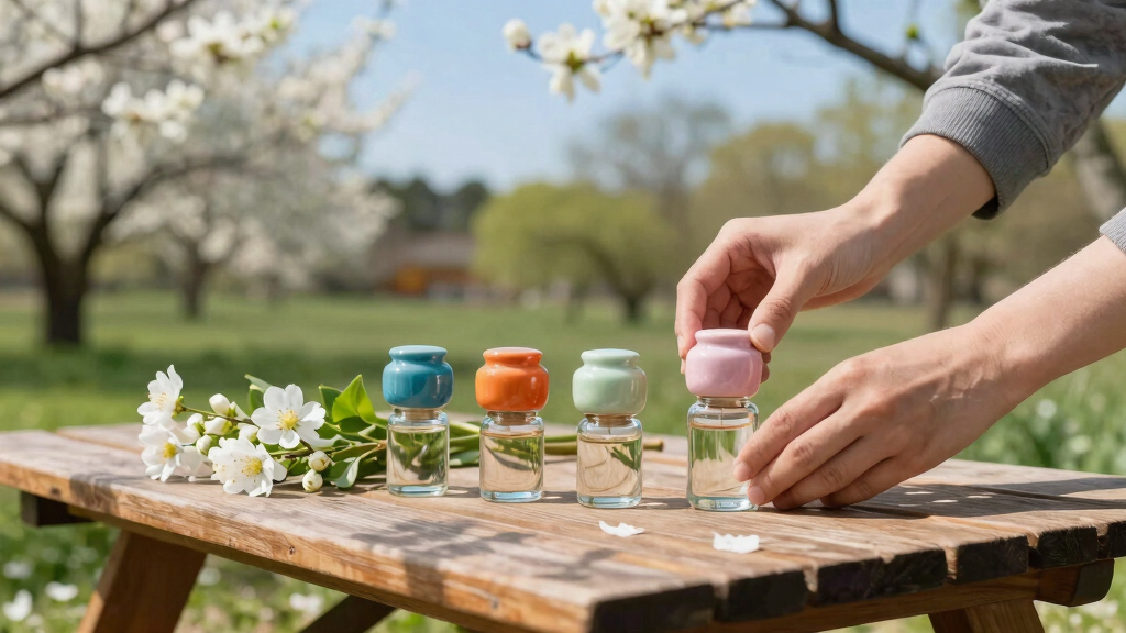 spring outdoor essential oil diffusers