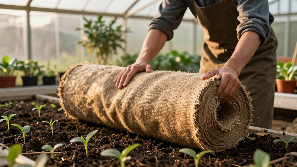 best burlap rolls for shading new transplants