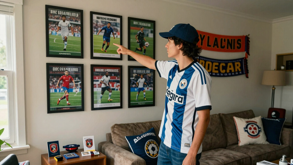 soccer fan wall art