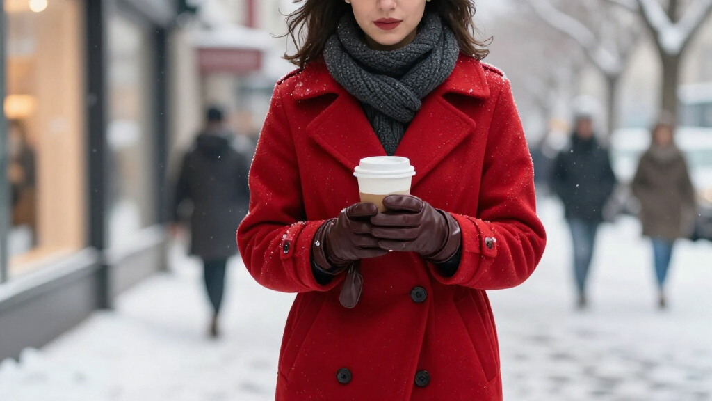 best red winter coats