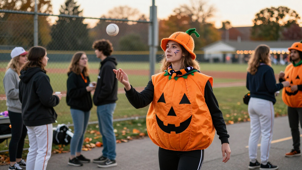 Halloween sports fan costumes