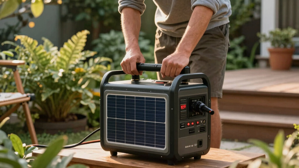 solar-powered generator for home