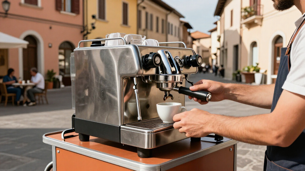 espresso machine for mobile coffee shop