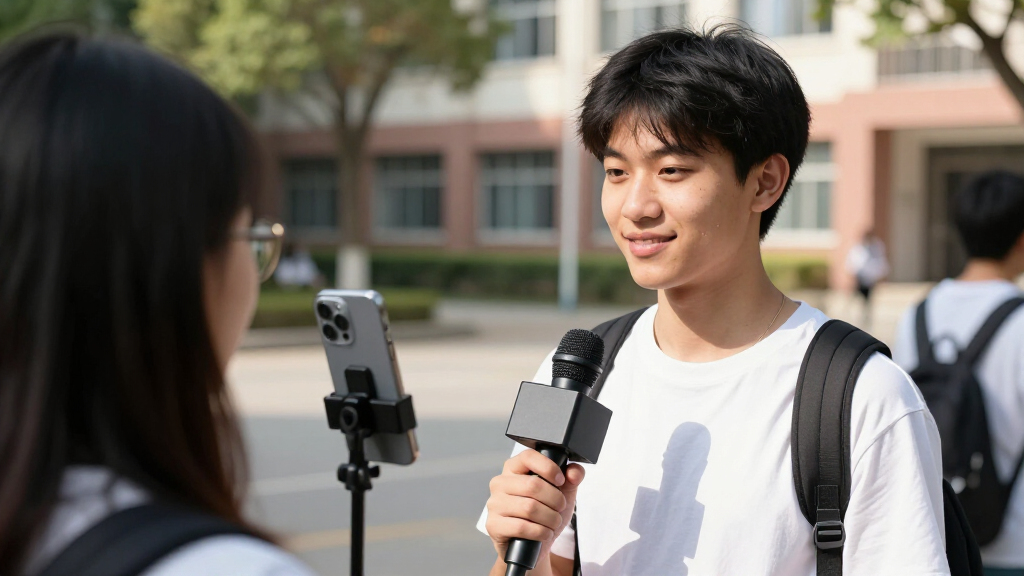 student-friendly news reporting microphones