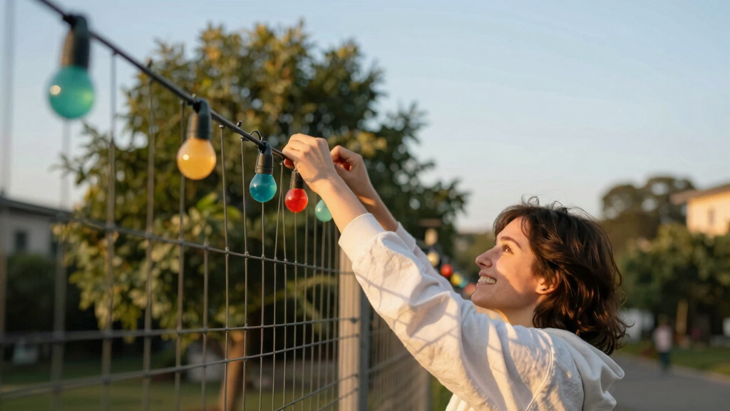 patriotic outdoor string lights
