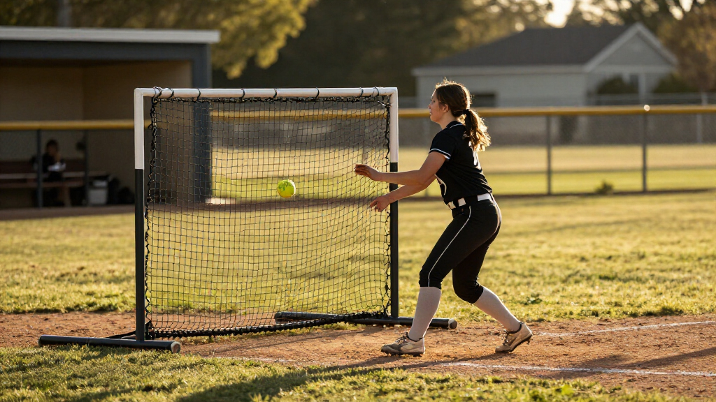 softball rebounder nets