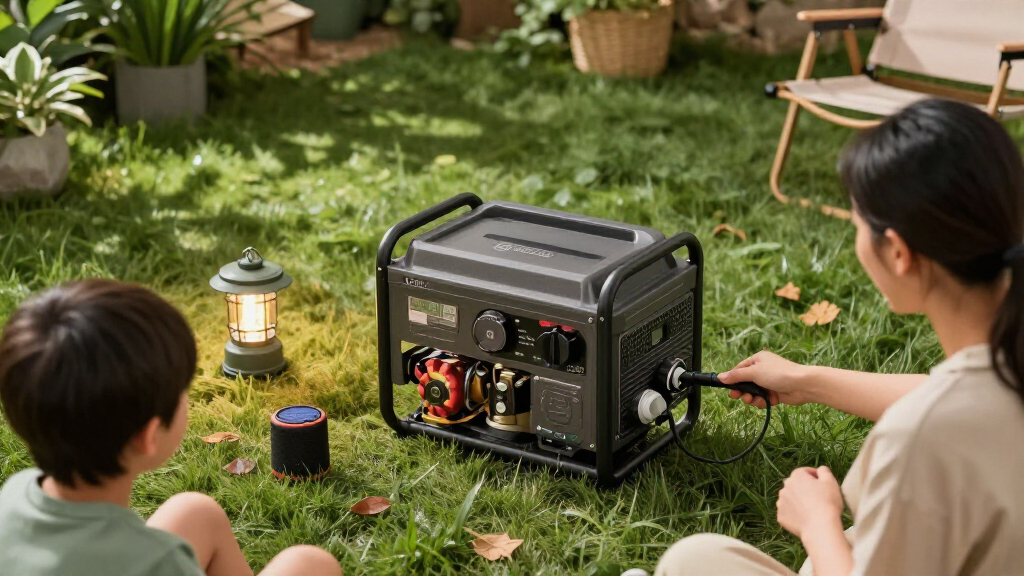 dual fuel inverter generator for emergency backup