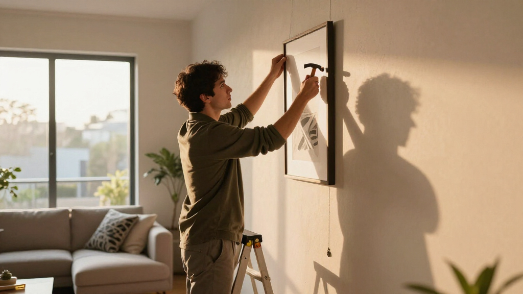 way to hang wall decor