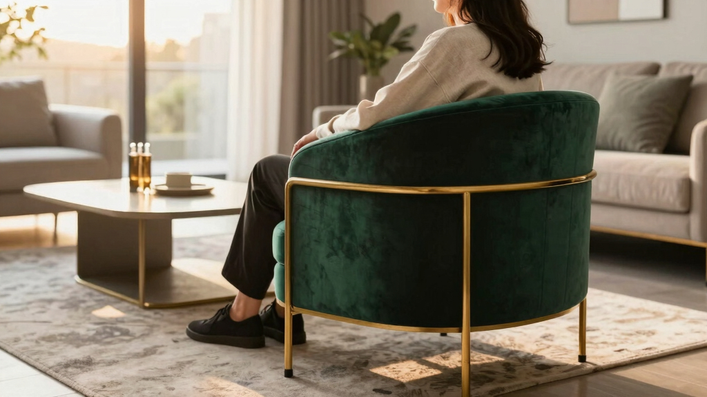 modern velvet accent chairs