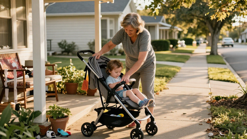 stroller for grandparents house
