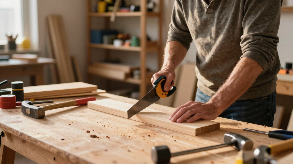 DIY woodworking tools for dads