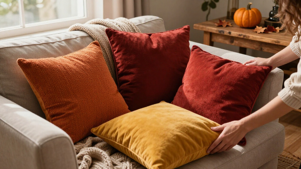 fall decorative throw pillows