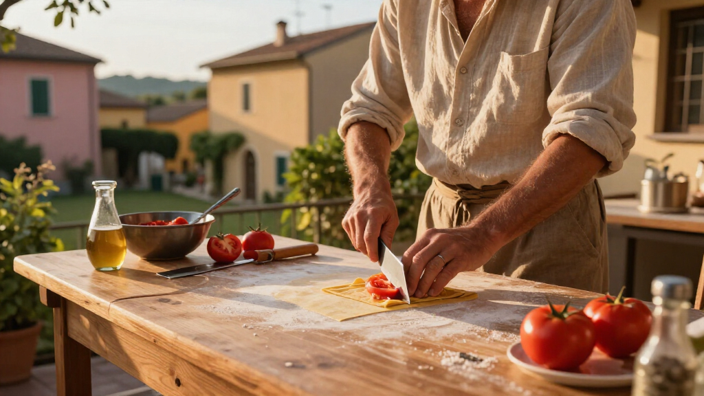 Italian kitchen utensils set