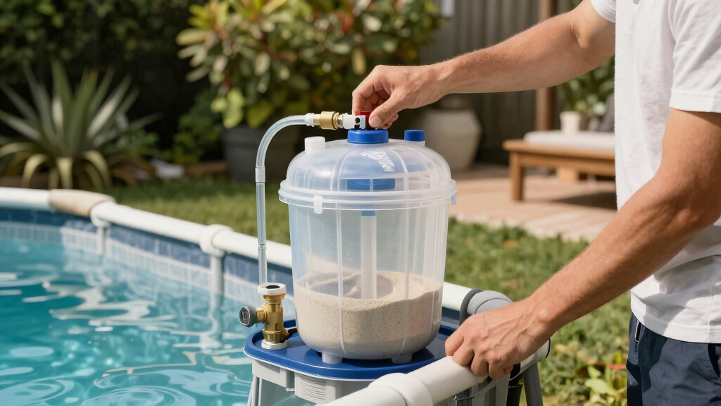 best sand filter system for above ground pool