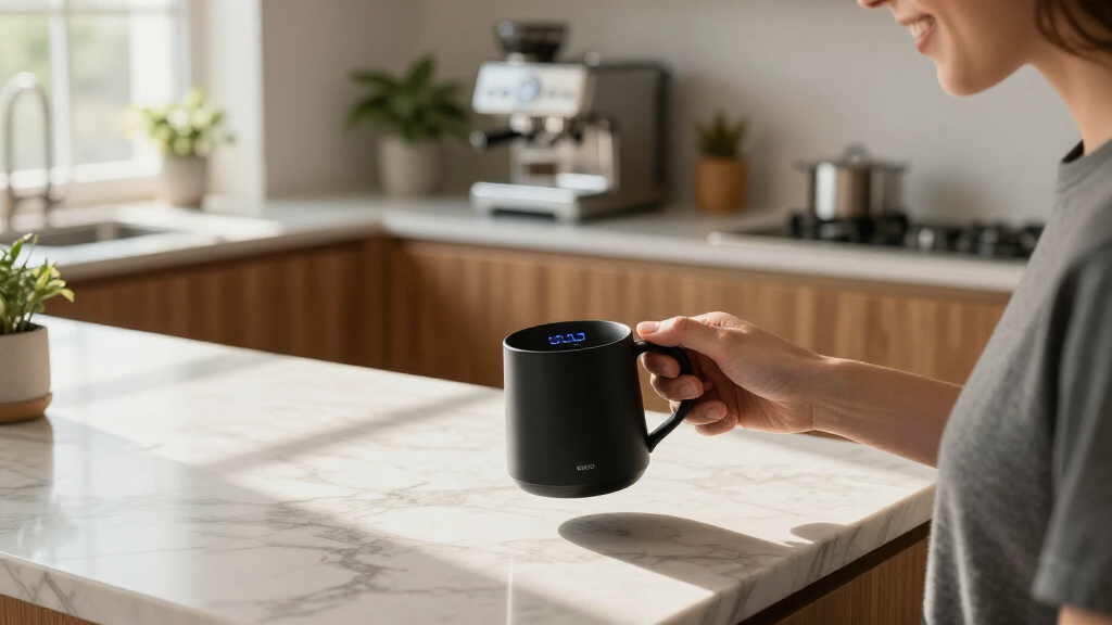 high ticket smart temperature coffee mug for a home coffee bar