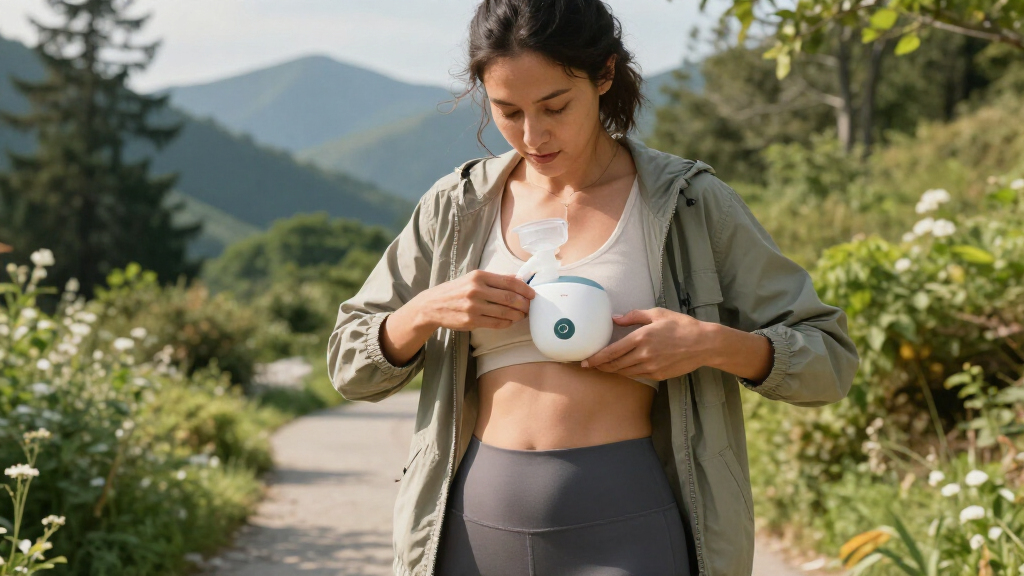 wearable breast pump for travel
