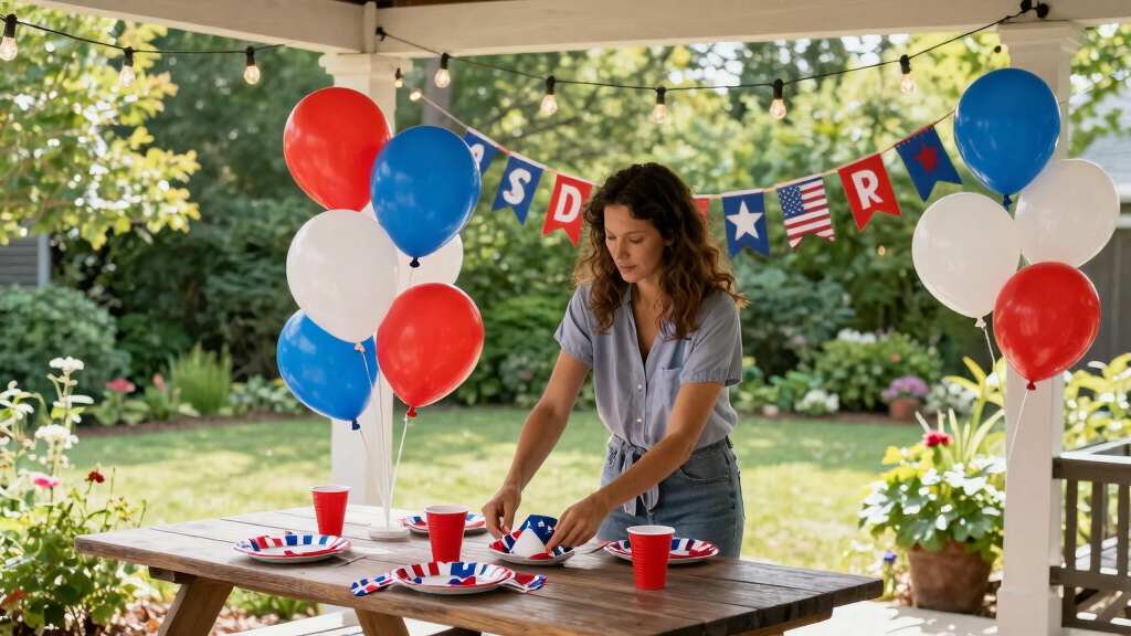 independence day outdoor party supplies